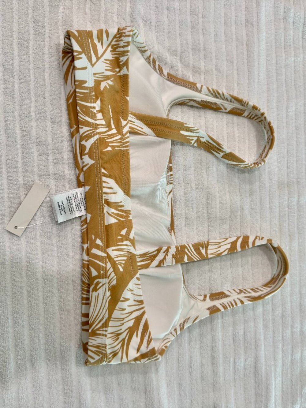 Madewell Second Wave Bikini Set in Palm Leaves - NWT - Top is M, Botton is S. - Picture 5 of 9